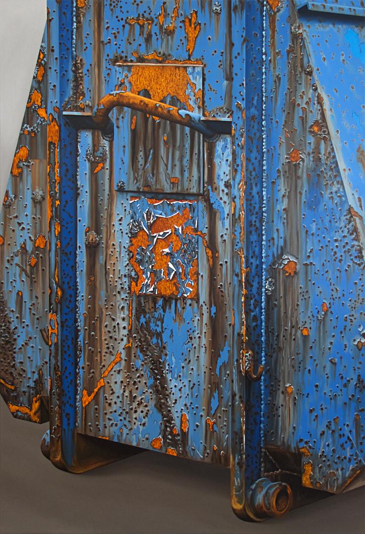 Blauer Container - Lola Cuallado 
